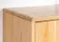 Drehtürenschrank / Kleiderschrank Eiche massiv natur Aurornis 04 - Abmessungen: 200 x 96 x 60 cm (H x B x T)