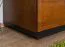 Kommode "Postira" 08, Farbe: Walnuss / Schwarz, teilmassiv - Abmessungen: 117 x 102 x 42 cm (H x B x T)