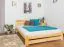 Massivholzbett Kiefer 160 x 200 cm Natur Abbildung