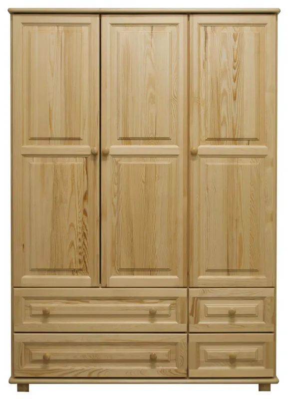 Echtholz Schrank, Farbe: Natur 190x133x60 cm Abbildung