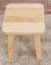Vollholz Hocker