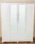 Echtholz Schrank, Farbe: Weiß 195x162x59 cm Abbildung
