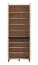 Garderobenschrank | 2 Spiegeltüren | Farbe: Eiche Artisan | 9 Fächer | Maße: 80 x 40 x 205,5 cm | 4 Drehtüren | ABS-Kanten | für den Vorraum