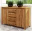 Kommode Tasman 13 Wildeiche massiv geölt - Abmessungen: 77 x 115 x 45 cm (H x B x T)