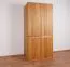 Kleiderschrank / Drehtürenschrank Fazenda 01, Farbe: Natur, Eiche teilmassiv – 222 x 104 x 61 cm (H x B x T)