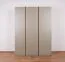 Moderner Kleiderschrank Fricourt 01, Mintgrün / Eiche dunkel, 195 x 145 x 50 cm, mit 9 Fächern und 2 Kleiderstangen, ABS-Kanten, robust und langlebig