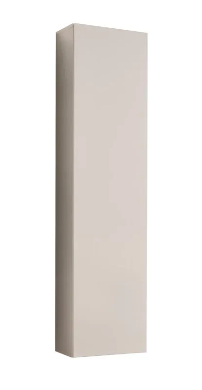 Hängeschrank | Farbe: Kaschmir | 3 Holzeinlegeböden | Push-to-open Funktion | 1 Drehtür | Maße: 40 x 29 x 170 cm | 4 Fächer