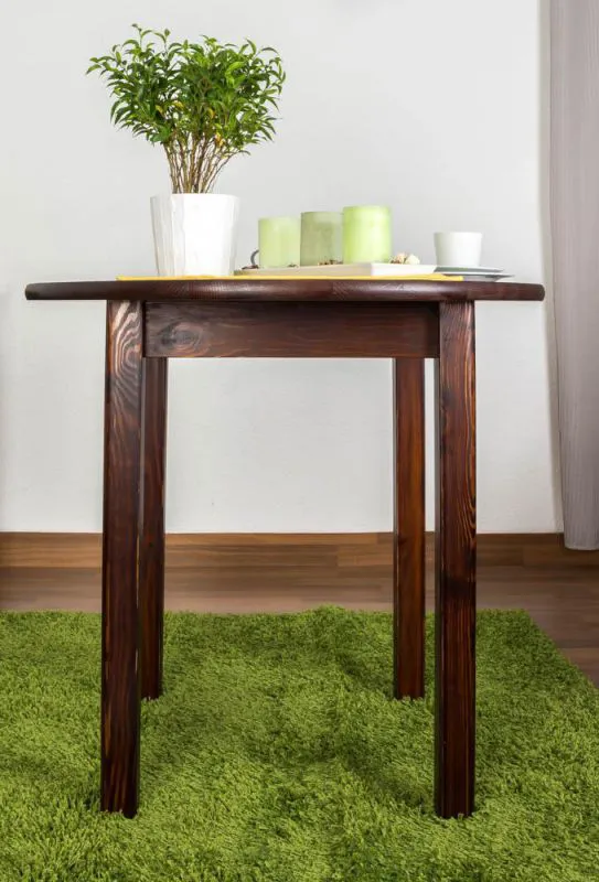 Holztisch 80 x 80 cm Abbildung