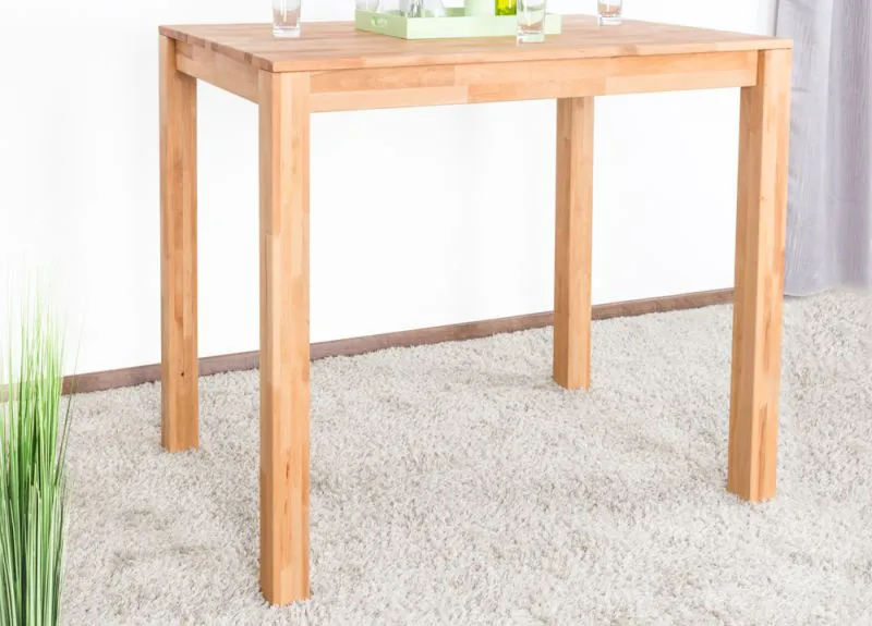 Stehtisch Wooden Nature 119 Kernbuche massiv - 120 x 80 cm (B x T)