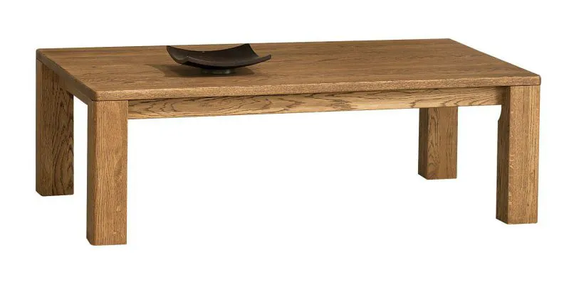 Beistelltisch Couchtisch teilmassiv Farbe: Braun 39x120x75 cm Abbildung