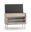 Garderobe Komplett Set | Farbe: Eiche Cremona / Kaschmir | Soft-Close | inkl. Samtpolster | Kommode | Spiegel | Schuhschrank | Garderobe mit sieben Haken