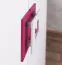 Kinderzimmer - Kommode Fabian 07, Farbe: Eiche Hellbraun / Weiß / Rosa - 130 x 80 x 40 cm (H x B x T)