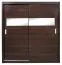 170 cm breiter Kleiderschrank mit 6 Fächern und 2 Türen | Farbe: Wenge-Optik Abbildung