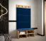 Außergewöhnliches Wandpaneel Farbe: Blau - Abmessungen: 42 x 84 x 4 cm (H x B x T)