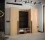 Wandpaneel im edlen Stil Farbe: Schwarz - Abmessungen: 42 x 84 x 4 cm (H x B x T)