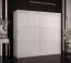 Moderner Kleiderschrank mit 10 Fächern Liskamm 17, Farbe: Weiß matt - Abmessungen: 200 x 200 x 62 cm (H x B x T), mit genügend Stauraum