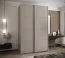 Kleiderschrank / Schiebetürenschrank | 245,5 x 160 x 64 cm | 2 Kleiderstangen |2 Schiebetüren | 11 Fächer | 10 Einlegeböden | Farbe: Kaschmir | Soft-Close
