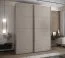 Kleiderschrank / Schiebetürenschrank | 245,5 x 190 x 64 cm | 2 Kleiderstangen | 2 Schiebetüren | Farbe: Kaschmir | 10 Einlegeböden | 11 Fächer |Soft-Close