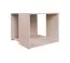 Jugendzimmer - Tisch Matthias 10, Farbe: Creme / Braun - Abmessungen: 47 x 57 x 56 cm (H x B x T)