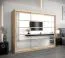 250 cm breiter Kleiderschrank mit 10 Fächern und 3 Türen | Farbe: Sonoma Eiche Abbildung
