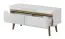TV-Unterschrank Cathcart 03, Farbe: Eiche Riviera / Weiß - Abmessungen: 50 x 107 x 40 cm (H x B x T), mit zwei Schubladen