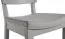 Esszimmerstuhl | ergonomische Form | Farbe: Grau | Eiche massiv | Polsterung: Grau | Stuhl | Maße: 43 x 50 x 86 cm | leicht kombinierbar