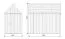 Steiner Shopping Gartenhütte aus massiver Fichte | 1 Fenster | Natur | Grundfläche: 4,64 m² | Skandinavischer Style | Satteldach | Außenmaße: 162,4 x 285,7 cm | Malmö 30