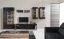 Kommode "Tinlot" 04, Schwarz / Walnuss - Abmessungen: 141 x 90 x 40 cm (H x B x T)