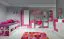 Schrank Kinderzimmer Rosa / Weiß 190x45x40 cm