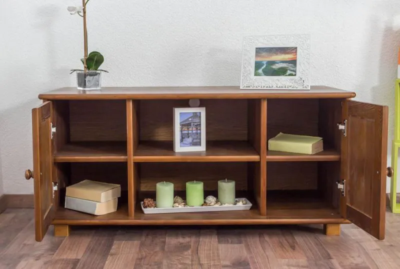 TV-Element Massivholz Farbe: Eiche 55x118x47 cm Abbildung