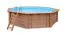 Holzpool Verano 03 - Set aus Kiefer KDI - Abmessung (cm): 517 x 560 x 129 (L x B x H), inkl. Pumpe & Sandfilter