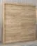 Schiebetürenschrank / Kleiderschrank Bisaurin 4A, Farbe: Eiche Sonoma - Abmessungen: 200 x 180 x 62 cm ( H x B x T)
