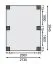 Einzelcarport Classic 1 mit PVC-Dach Variante A, Farbe: Natur KDI