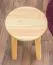 Hocker Holz massiv