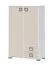 Kommode 27, Farbe: Weiß / Creme - Abmessungen: 134 x 86 x 37 cm (H x B x T)