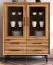 Vitrine Kumeu 54 Kernbuche massiv geölt - Abmessungen: 125 x 97 x 45 cm (H x B x T)
