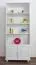 Bücherregal - 80 cm breit, Kiefer Holz-Massiv, Farbe: Weiß