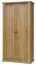 Kleiderschrank, Farbe: Eiche - Abmessung: 200 x 100 x 54 cm (H x B x T)