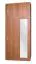 Schiebetürenschrank / Kleiderschrank Sepatan 01, Farbe: Erle - Abmessungen: 240 x 100 x 58 cm (H x B x T)