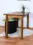 Tisch Kiefer massiv Vollholz Eichefarben Rustikal Junco 227A (eckig) - 90 x 60 cm (B x T)