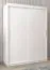 150 cm breiter Kleiderschrank mit 5 Fächern und 2 Türen | Farbe: Weiß Abbildung
