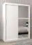 150 cm breiter Kleiderschrank mit 5 Fächern und 2 Türen | Farbe: Weiß Abbildung