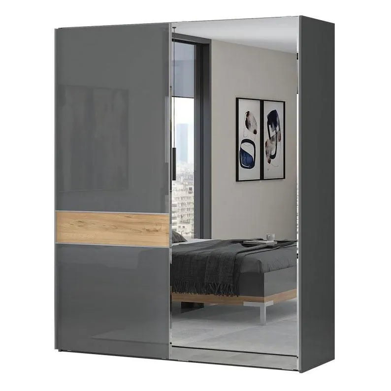 Kleiderschrank mit Spiegel Abbildung