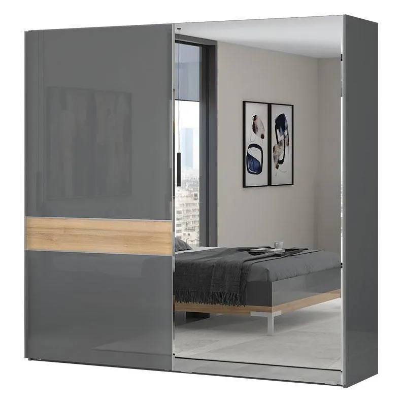 Kleiderschrank mit Spiegel Abbildung