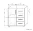 Kommode Curug 09, Farbe: Eiche / Buche hell - Abmessungen: 96 x 90 x 44 cm (H x B x T)