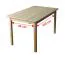 Esstisch 120x60 cm Kiefer massiv, Ausziehbar auf 150, Farbe: Natur