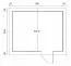 Gartenhaus 2,5 x 3,2 Meter (inkl. Dach) | Natur | Satteldach | 28 mm Blockbohlen Abbildung