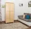 Vollholz-Schrank, Farbe: Natur 190x80x60 cm Abbildung