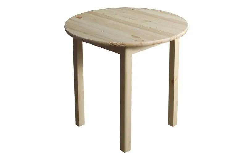 Küchentisch 60x60 cm Kiefer massiv, Farbe: Natur Abbildung