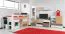 Schrank Kinderzimmer Braun / Weiß 195x80x40 cm